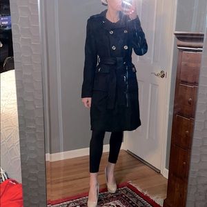 Black & Gold Belted Michael Kors Jacket